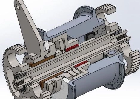 rendering showing cutaway of a motor